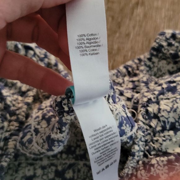 Ocean Club Pull Up Romper Shorts ~ UK Sz 12 ~ Short Sleeve ~ Floral - Picture 3 of 4